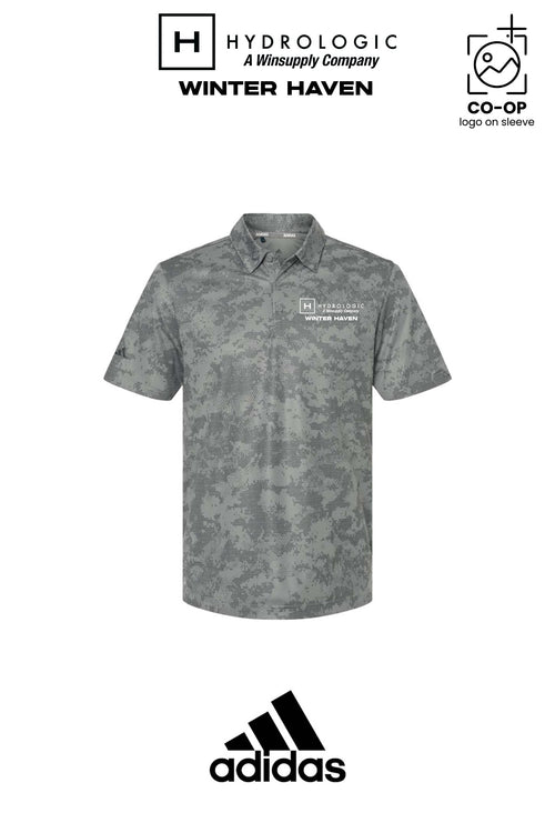 Adidas Mens All Over Camo Print Polo - Winsupply of Winter Haven