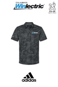 Adidas Mens All Over Camo Print Polo - Columbus Winlectric