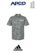 Adidas Mens All Over Camo Print Polo - APCO Supply - Indianapolis