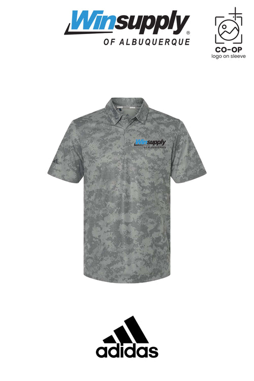 Adidas Mens All Over Camo Print Polo - Winsupply of Albuquerque