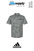 Adidas Mens All Over Camo Print Polo - Kearney Winsupply