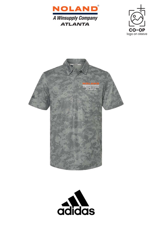 Adidas Mens All Over Camo Print Polo - Atlanta Noland