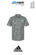 Adidas Mens All Over Camo Print Polo - Winsupply of Frederick