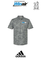 Adidas Mens All Over Camo Print Polo - North Denver Winair