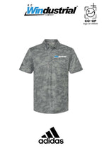 Adidas Mens All Over Camo Print Polo - KC Windustrial