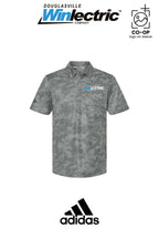 Adidas Mens All Over Camo Print Polo - Douglasville Winlectric