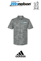 Adidas Mens All Over Camo Print Polo - Carrollton Winnelson