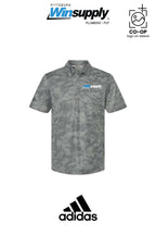 Adidas Mens All Over Camo Print Polo - Pittsburg Winsupply