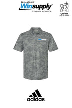 Adidas Mens All Over Camo Print Polo - San Antonio Winsupply
