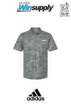 Adidas Mens All Over Camo Print Polo - Tri-State Winsupply