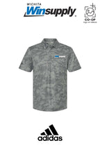 Adidas Mens All Over Camo Print Polo - Wichita Winsupply