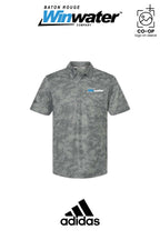 Adidas Mens All Over Camo Print Polo - Baton Rouge Winwater
