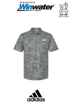 Adidas Mens All Over Camo Print Polo - Springfield Winwater