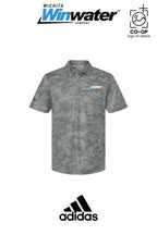 Adidas Mens All Over Camo Print Polo - Wichita Winwater