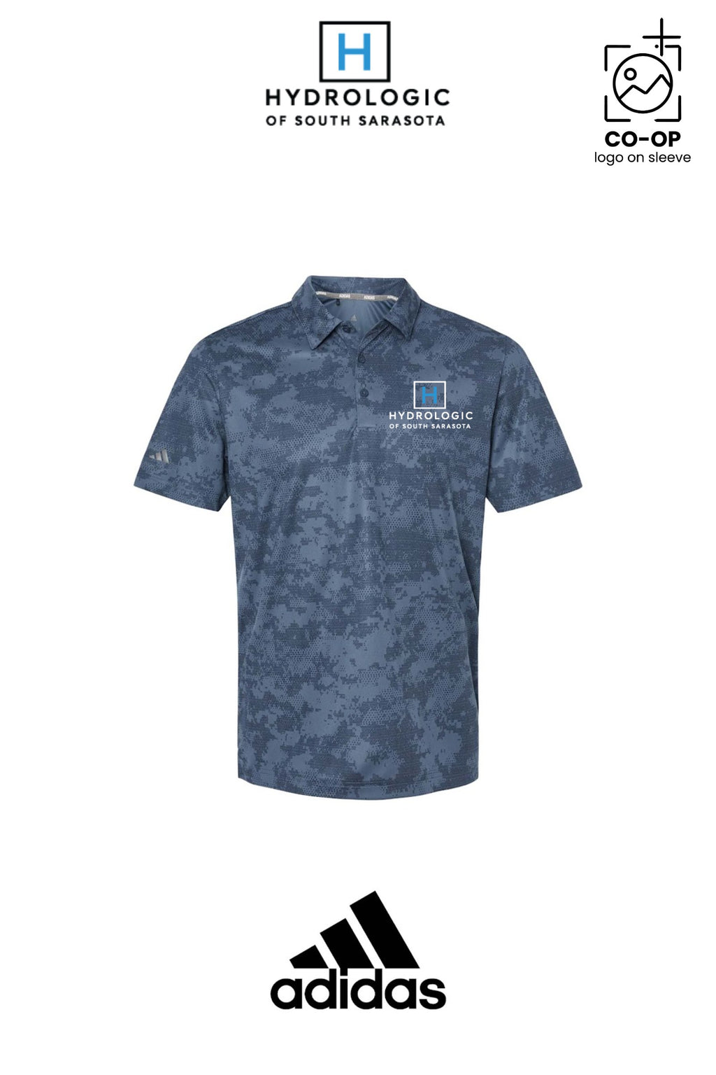 Adidas Mens All Over Camo Print Polo - Winsupply Sarasota FL Co.
