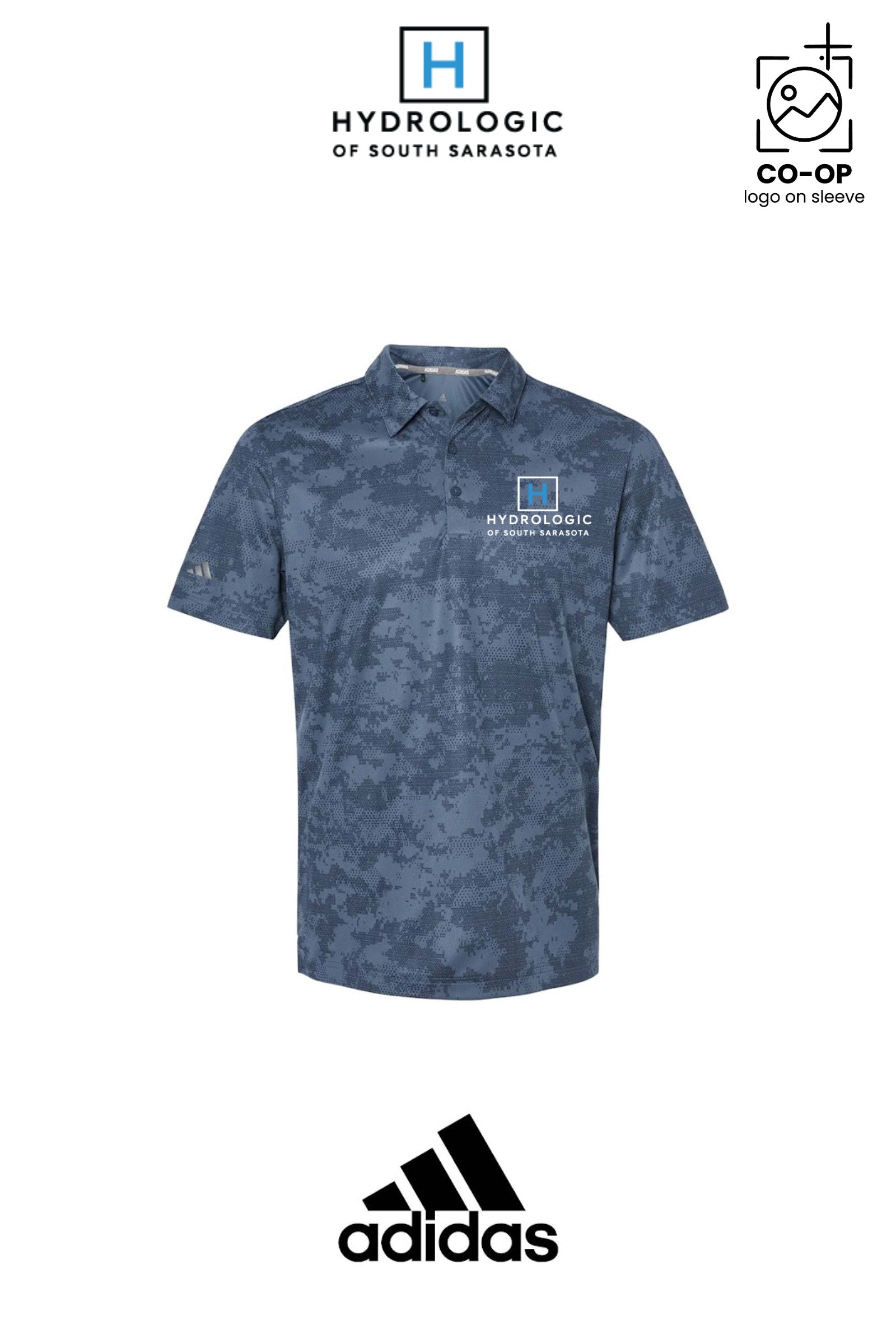 Adidas Mens All Over Camo Print Polo - Winsupply Sarasota FL Co.