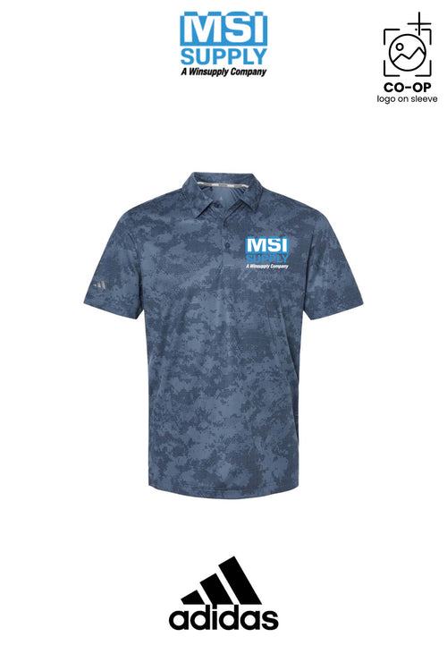Adidas Mens All Over Camo Print Polo - MSI Supply Houston