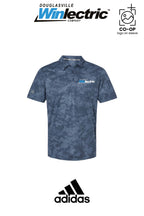 Adidas Mens All Over Camo Print Polo - Douglasville Winlectric