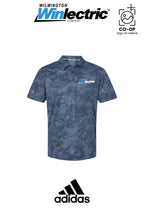 Adidas Mens All Over Camo Print Polo - Wilmington Winlectric