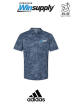Adidas Mens All Over Camo Print Polo - Birmingham Winsupply