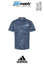 Adidas Mens All Over Camo Print Polo - Edwardsville Winsupply