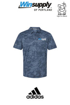 Adidas Mens All Over Camo Print Polo - Winsupply of Portland