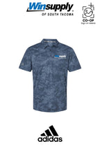 Adidas Mens All Over Camo Print Polo - Winsupply of South Tacoma