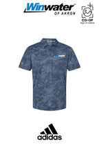 Adidas Mens All Over Camo Print Polo - Winwater of Akron