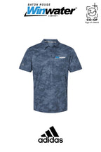 Adidas Mens All Over Camo Print Polo - Baton Rouge Winwater