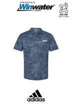 Adidas Mens All Over Camo Print Polo - Springfield Winwater