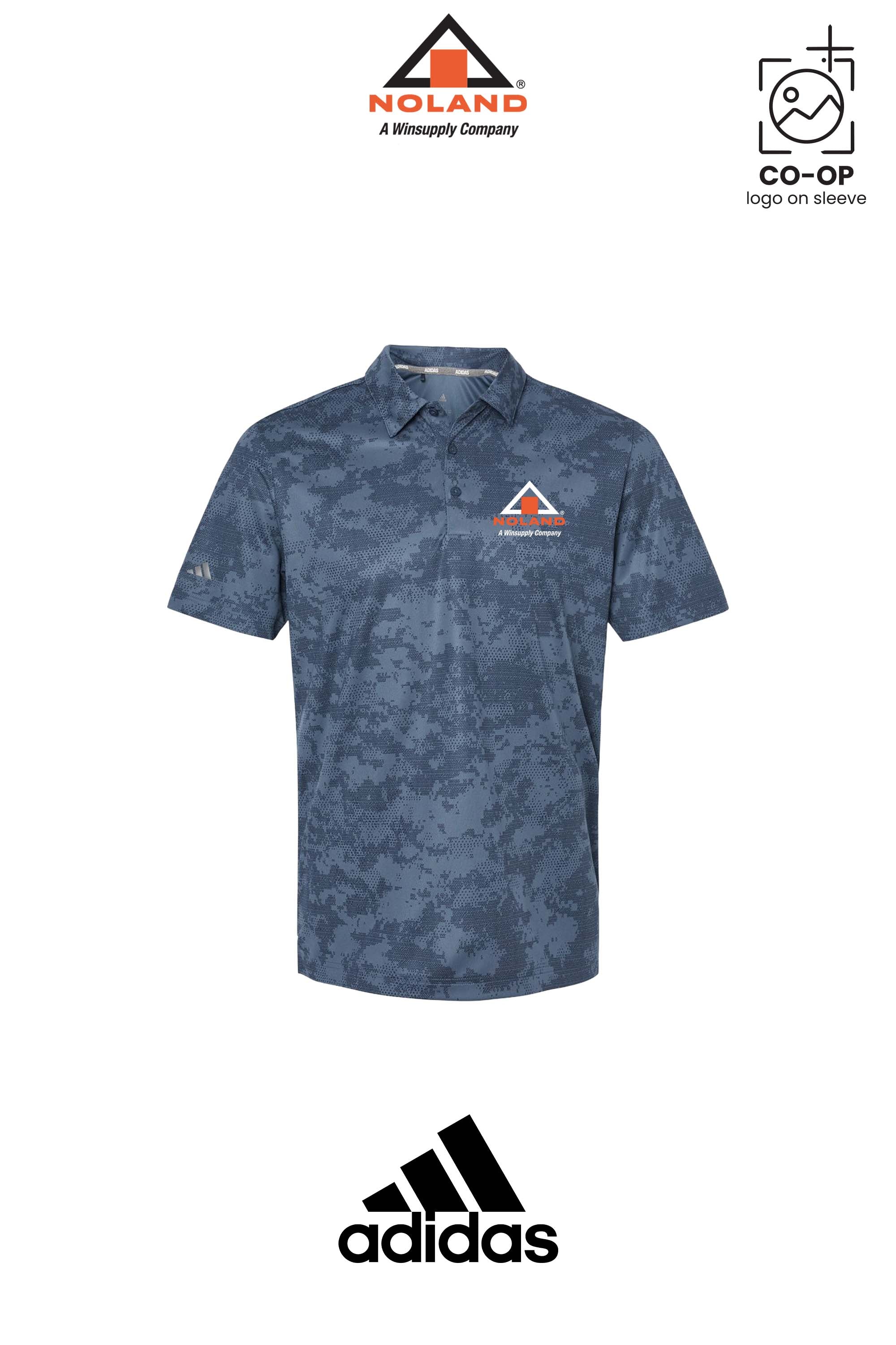 Adidas Mens All Over Camo Print Polo - Noland of Augusta GA