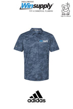 Adidas Mens All Over Camo Print Polo - Englewood Winsupply