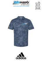 Adidas Mens All Over Camo Print Polo - Winsupply of Maryville
