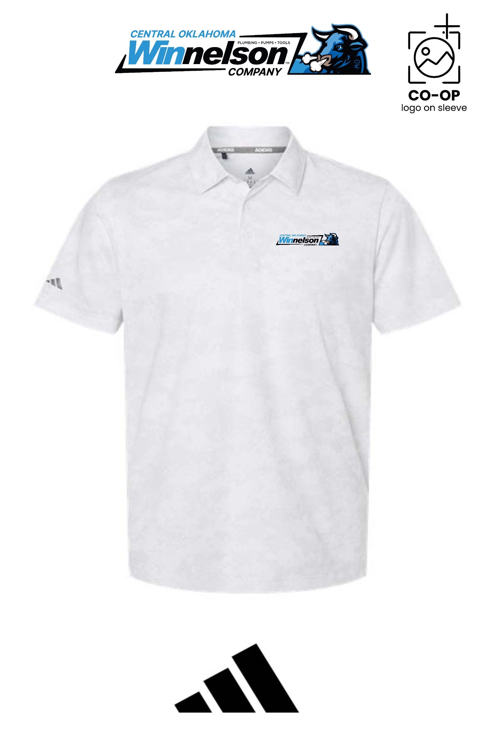 Adidas Mens All Over Camo Print Polo - Winnelson Central Oklahoma