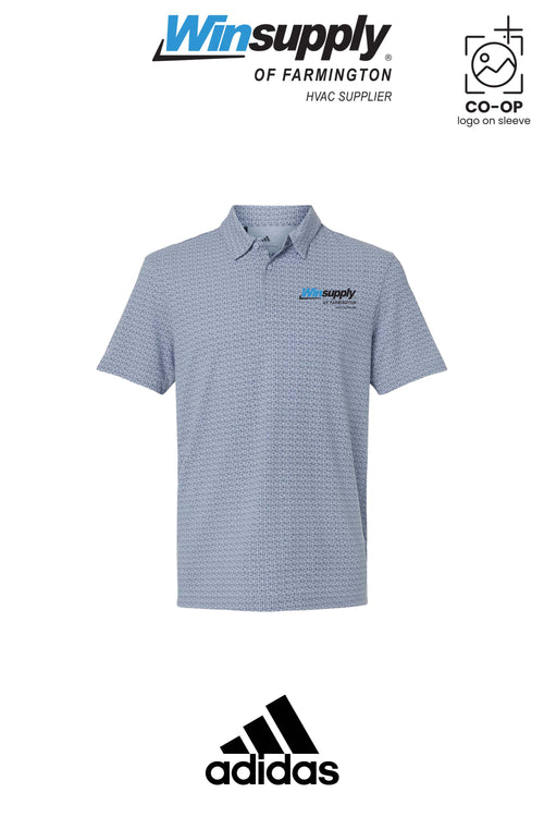 Adidas Men's Blended Printed Polo - Winsupply of Farmington