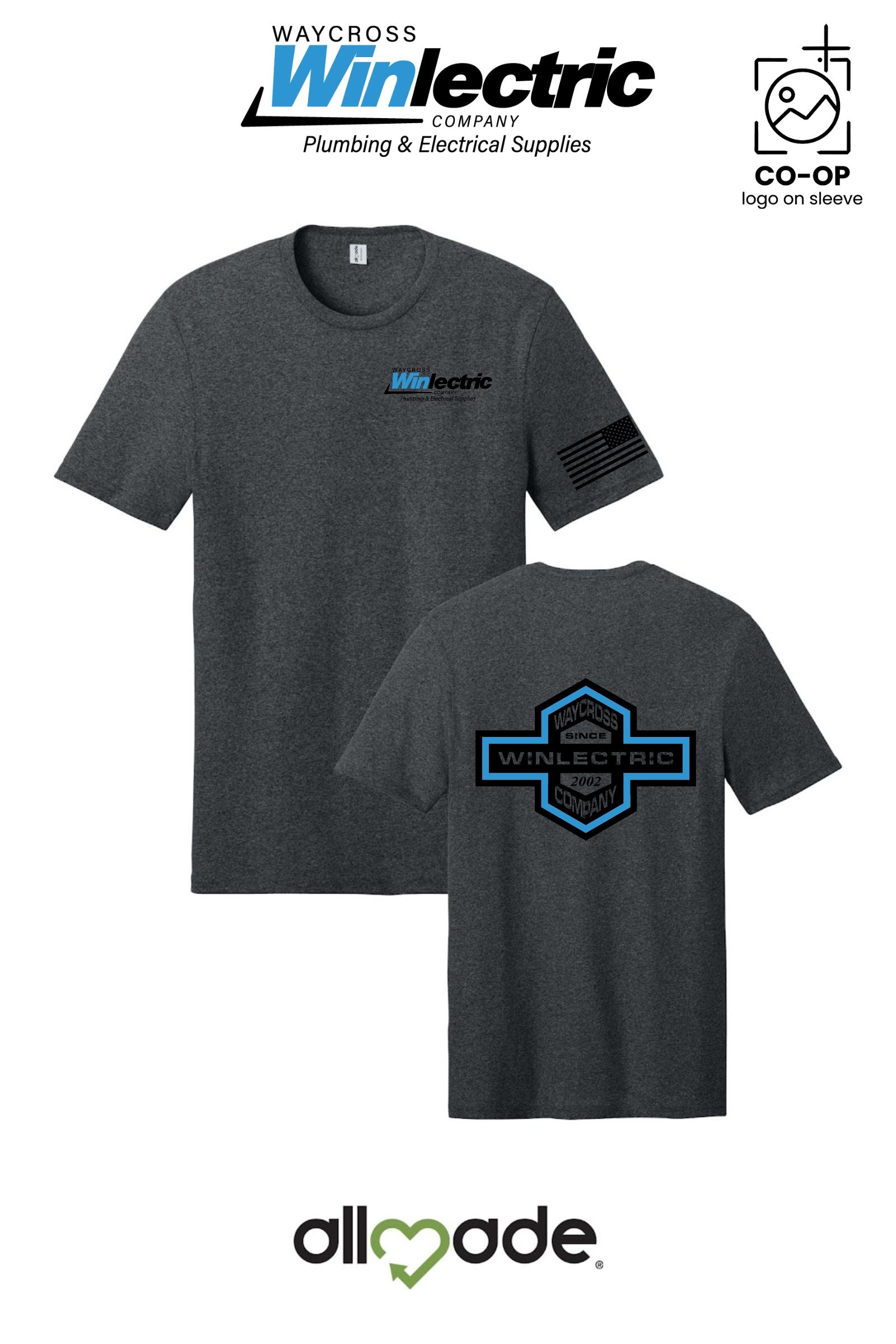Allmade® Unisex Recycled Blend Tee - Waycross Winlectric
