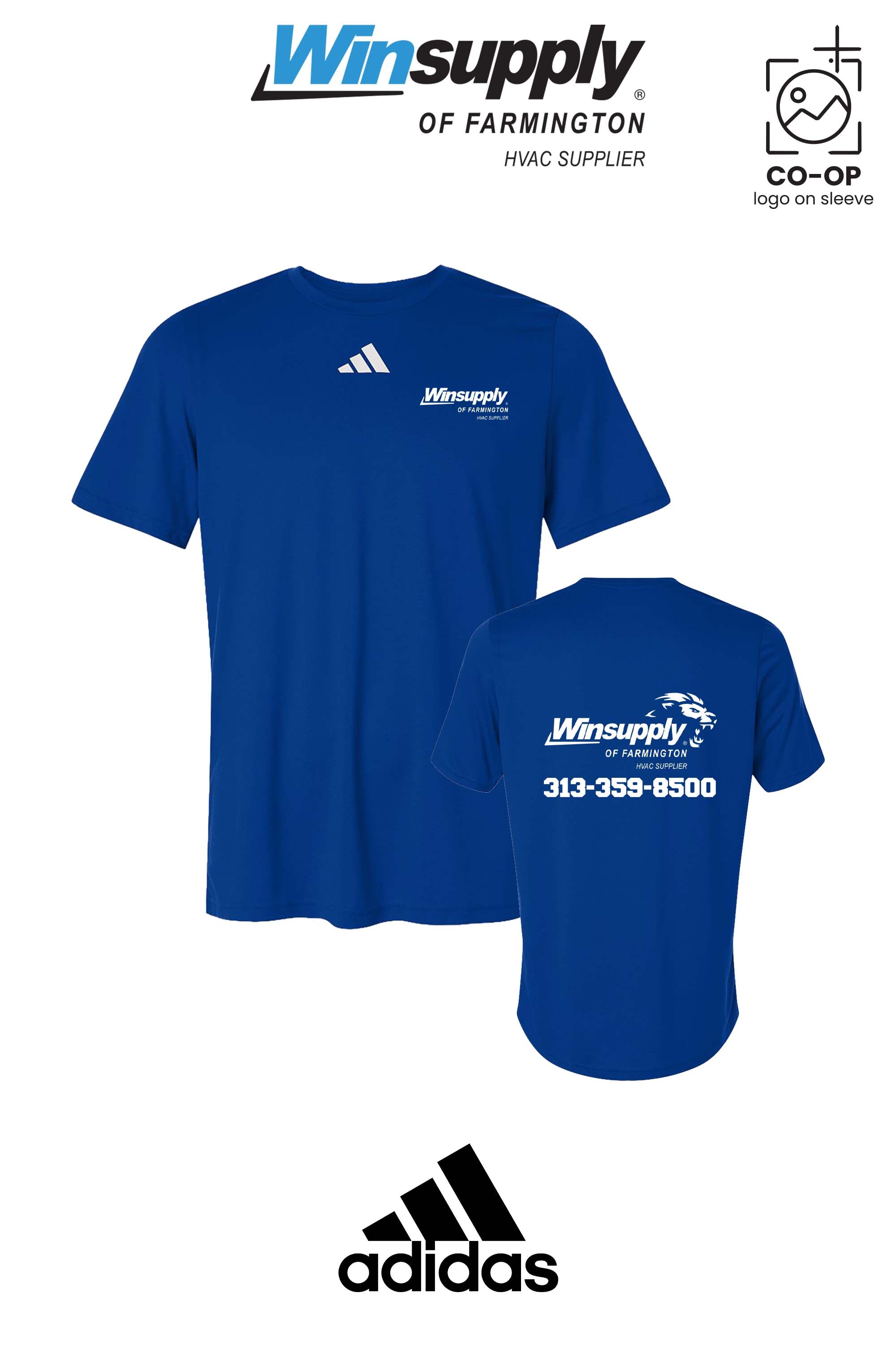Adidas Men's Pregame T-Shirt - Winsupply of Farmington