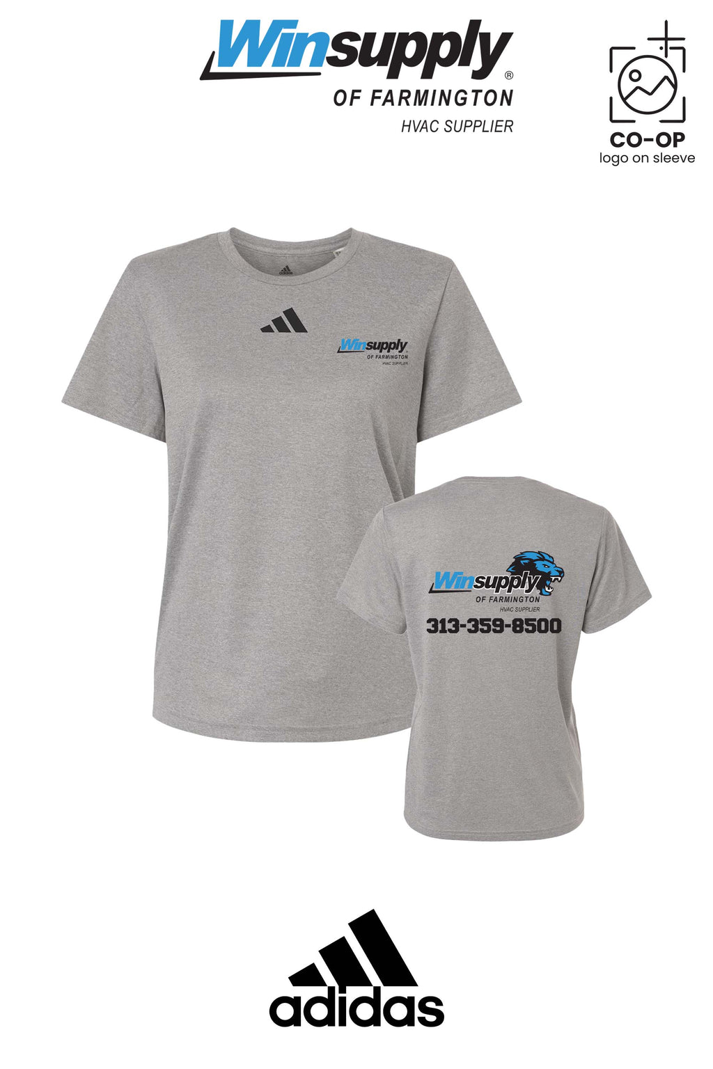 Adidas Women's Pregame T-Shirt - Winsupply of Farmington