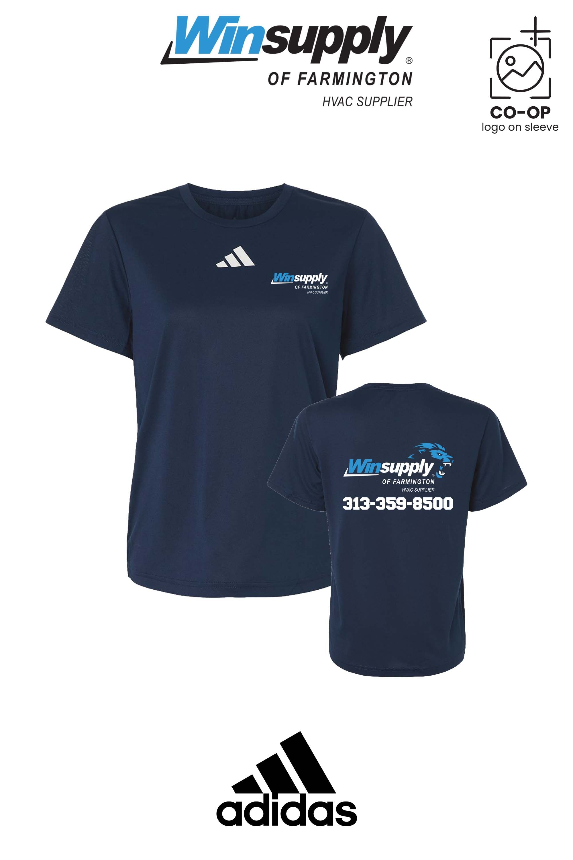 Adidas Women's Pregame T-Shirt - Winsupply of Farmington
