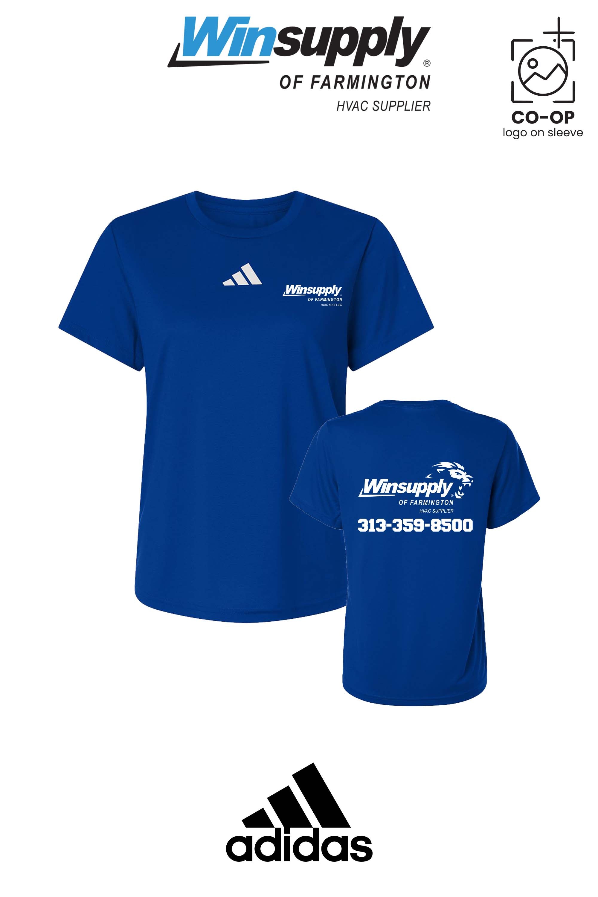 Adidas Women's Pregame T-Shirt - Winsupply of Farmington