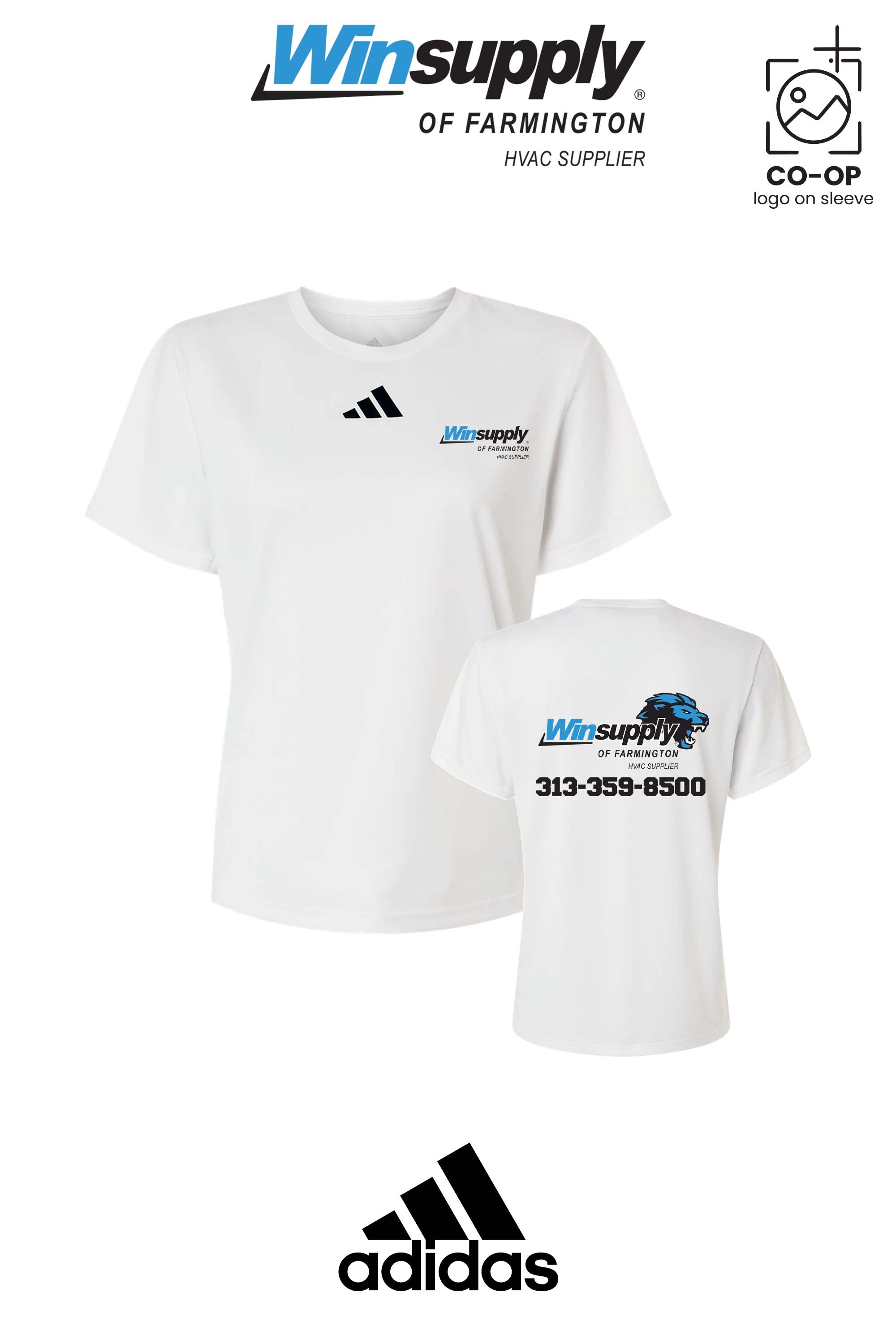 Adidas Women's Pregame T-Shirt - Winsupply of Farmington