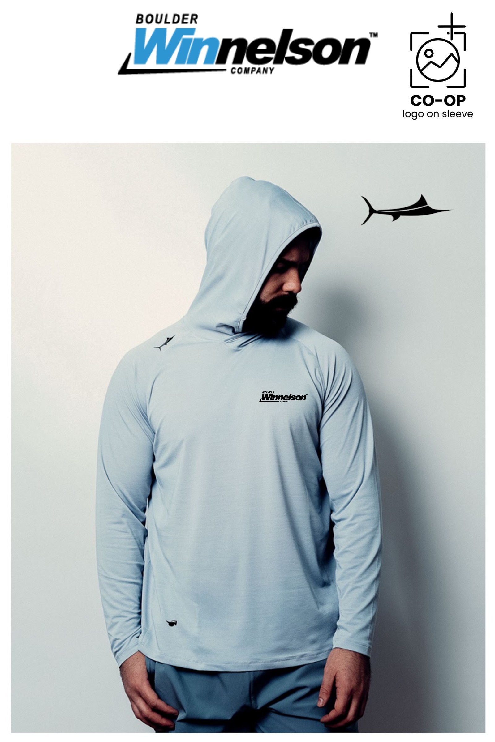 Billfisher Hooded Long Sleeve Performance Tee - Boulder Winnelson
