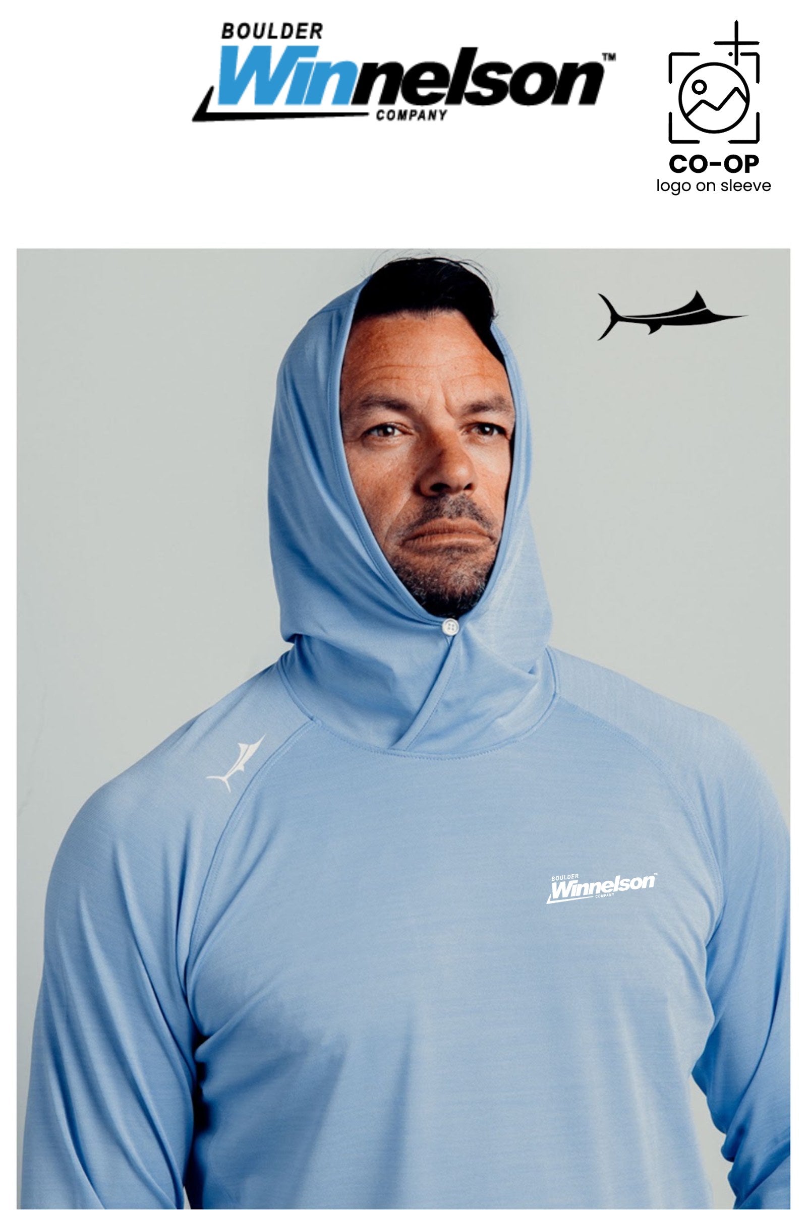 Billfisher Hooded Long Sleeve Performance Tee - Boulder Winnelson