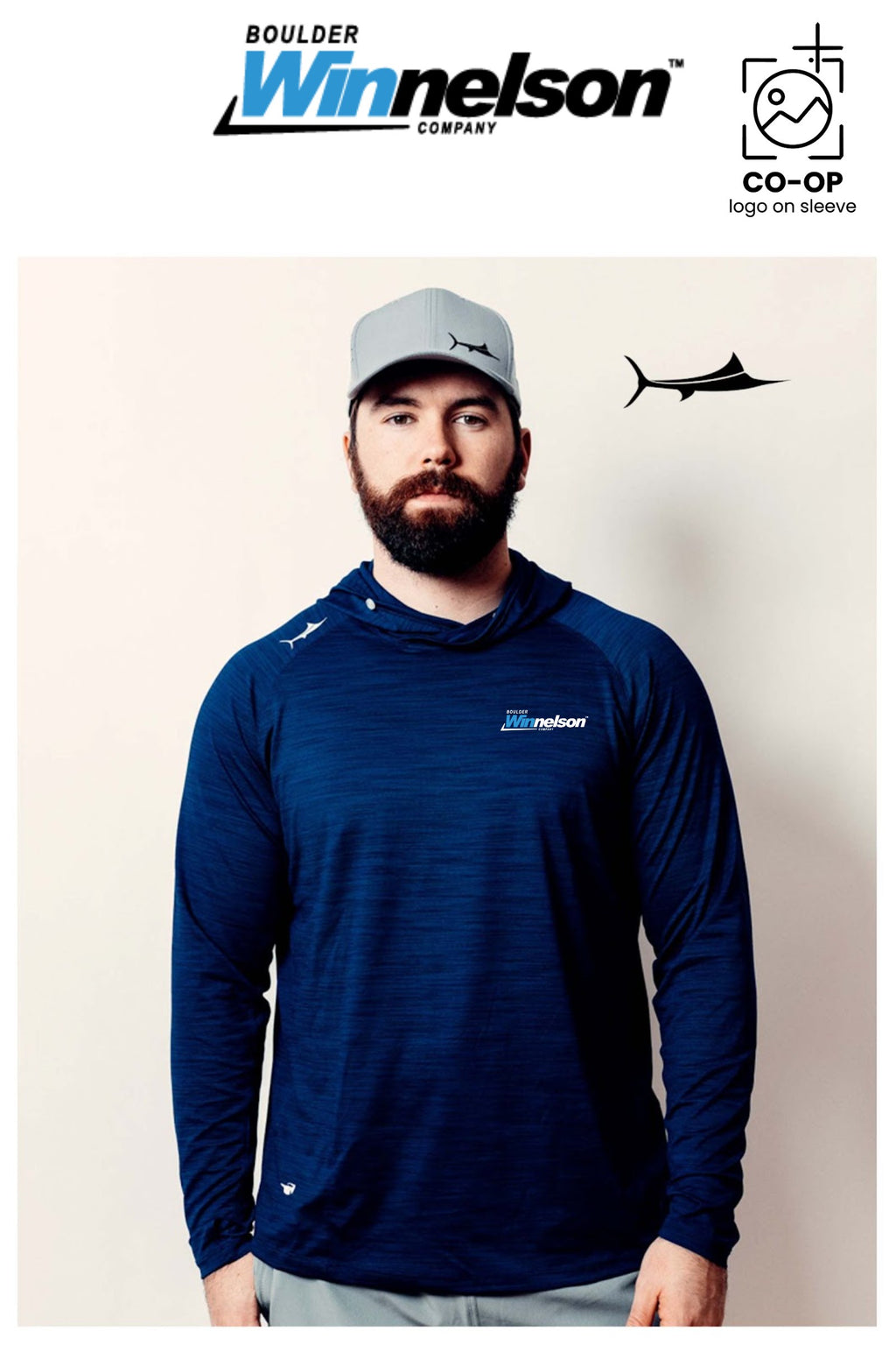 Billfisher Hooded Long Sleeve Performance Tee - Boulder Winnelson