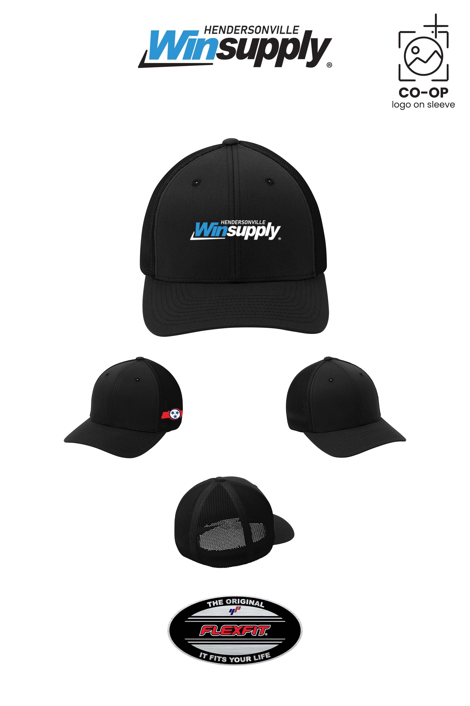Port Authority® Flexfit® Mesh Back Cap - Winsupply of Hendersonville