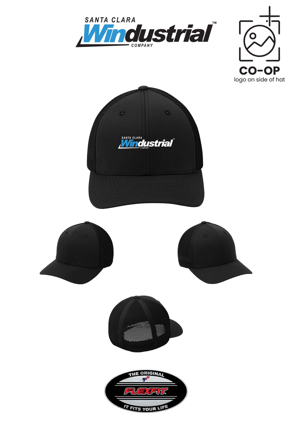 Port Authority® Flexfit® Mesh Back Cap - Santa Clara Windustrial