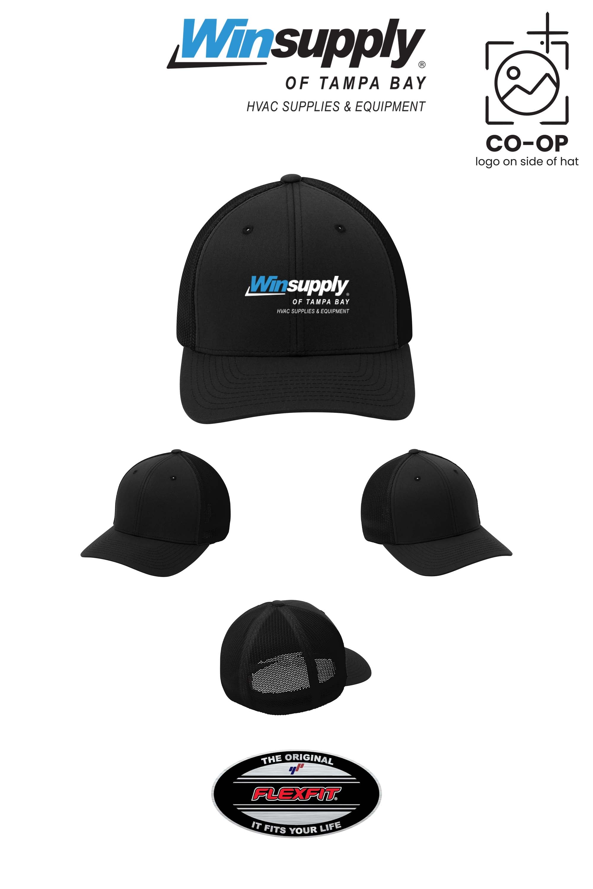 Port Authority® Flexfit® Mesh Back Cap - Winsupply of Tampa Bay
