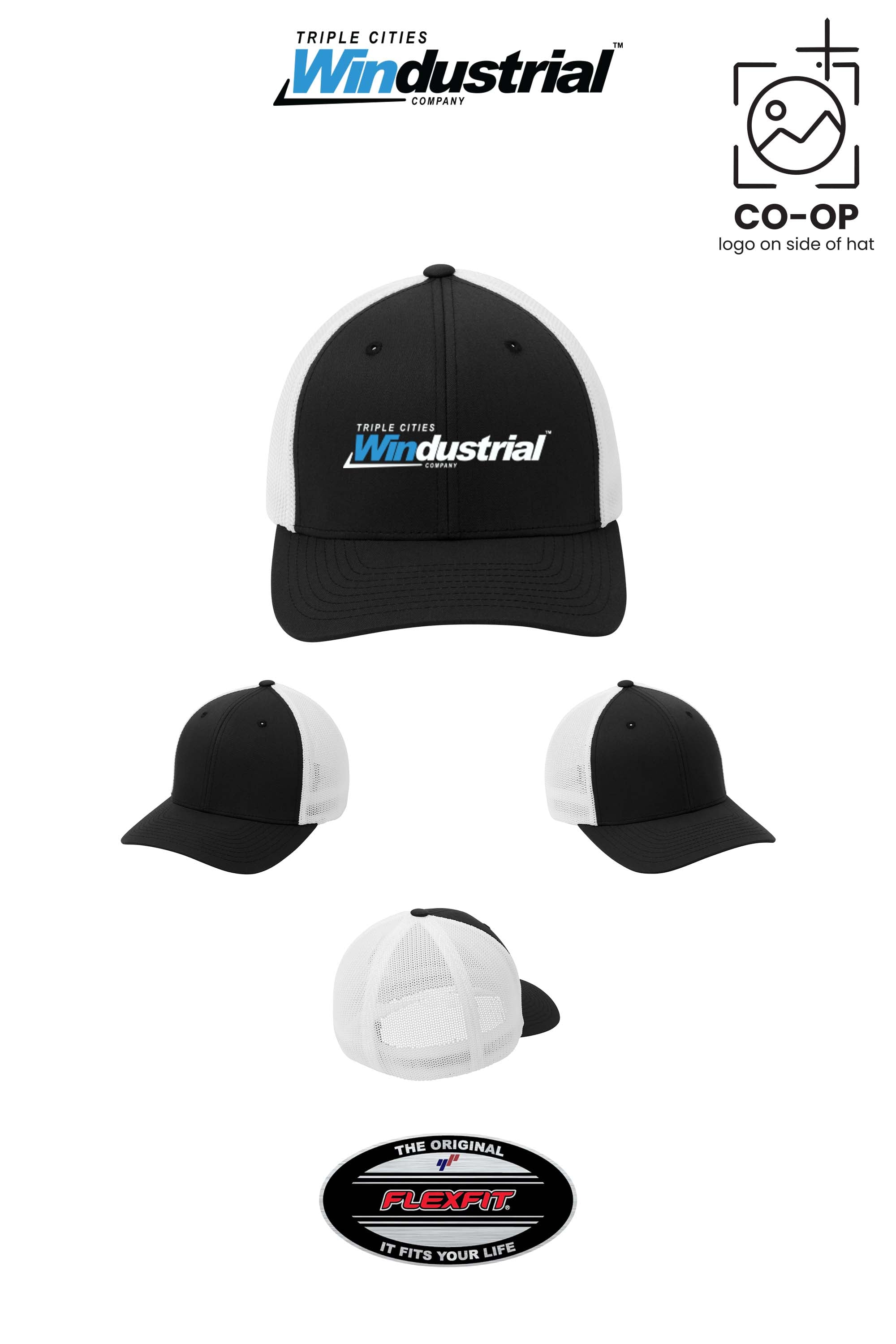 Port Authority® Flexfit® Mesh Back Cap - Windustrial Triple Cities