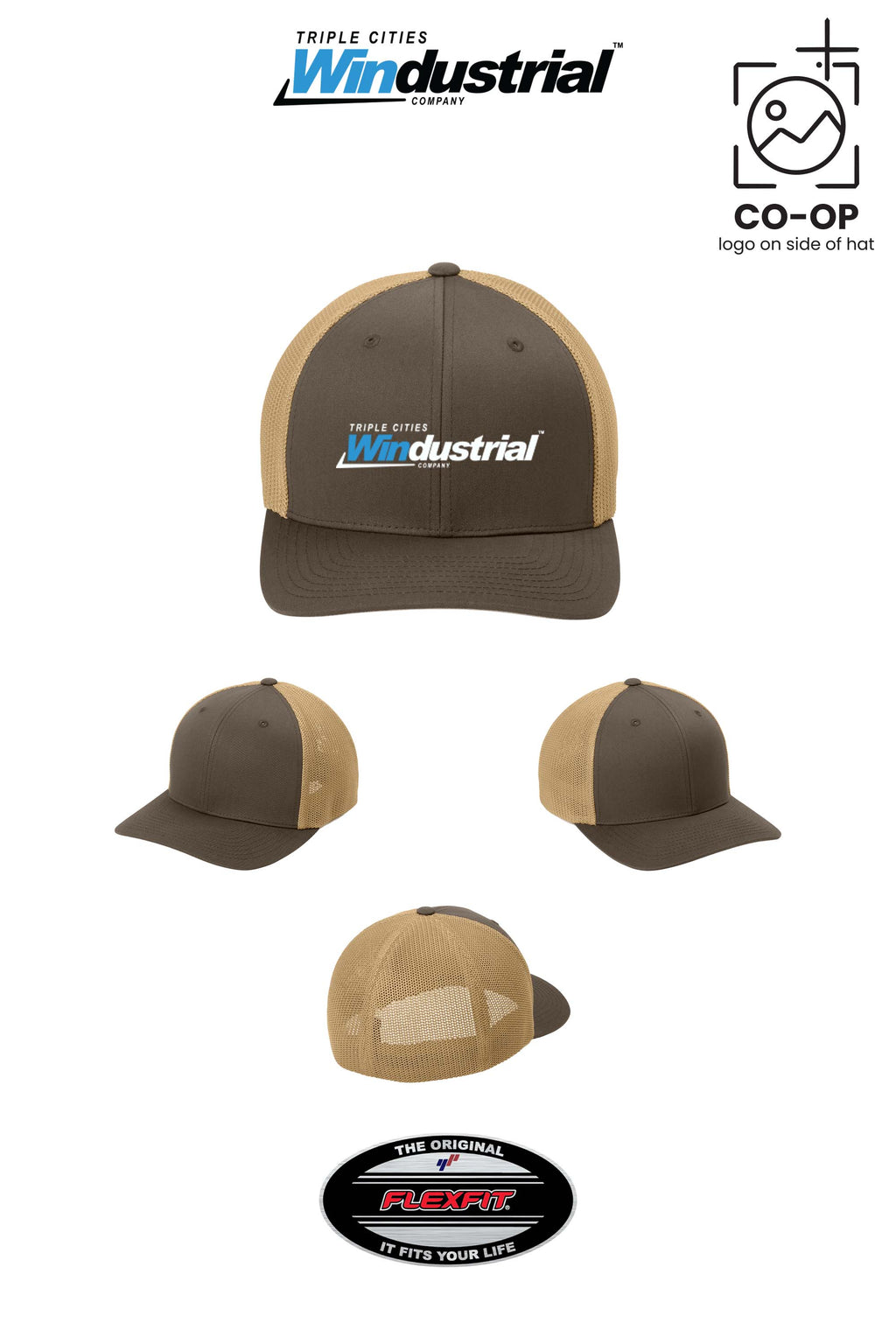 Port Authority® Flexfit® Mesh Back Cap - Windustrial Triple Cities