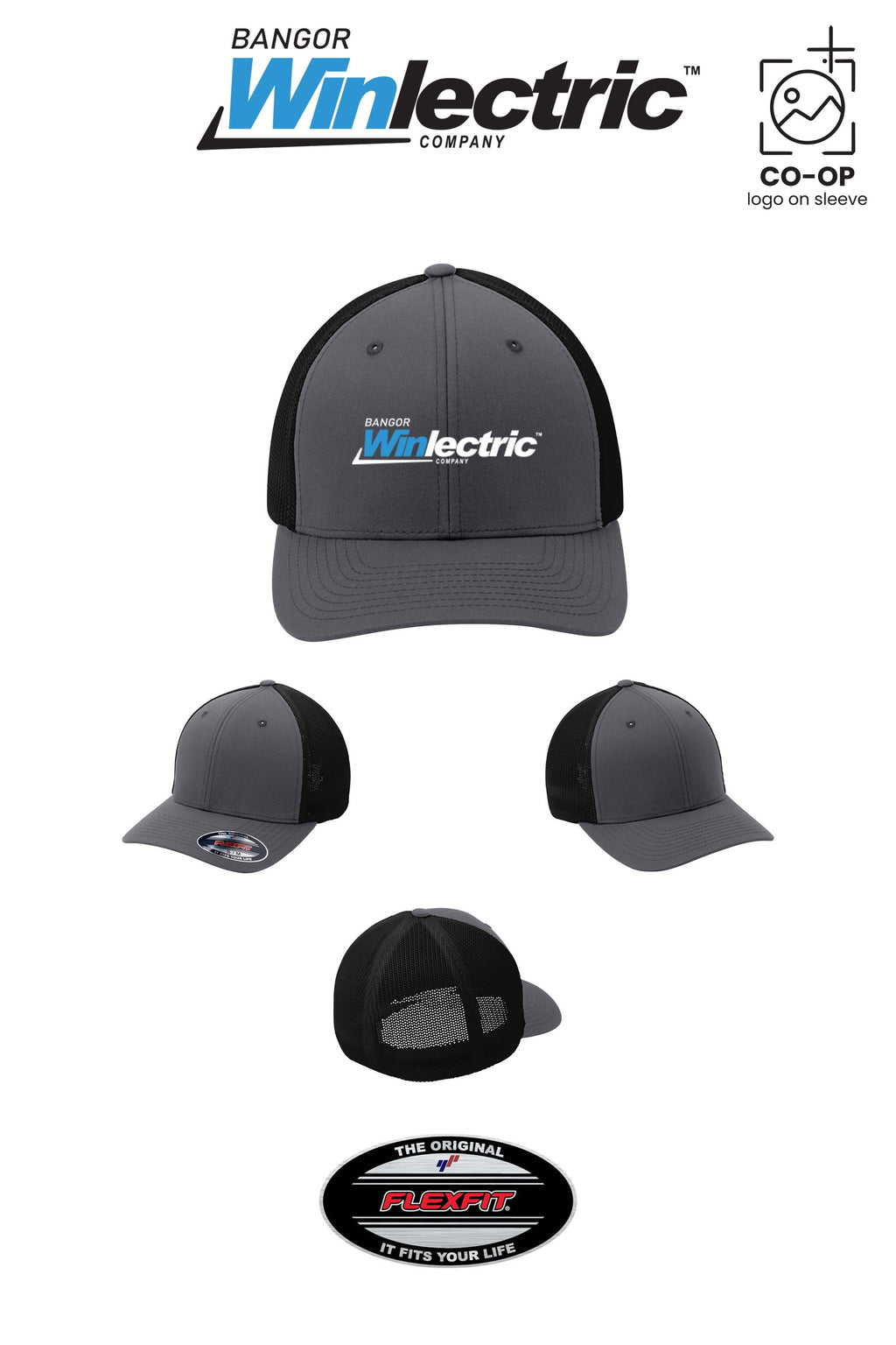 Port Authority® Flexfit® Mesh Back Cap - Winlectric Bangor